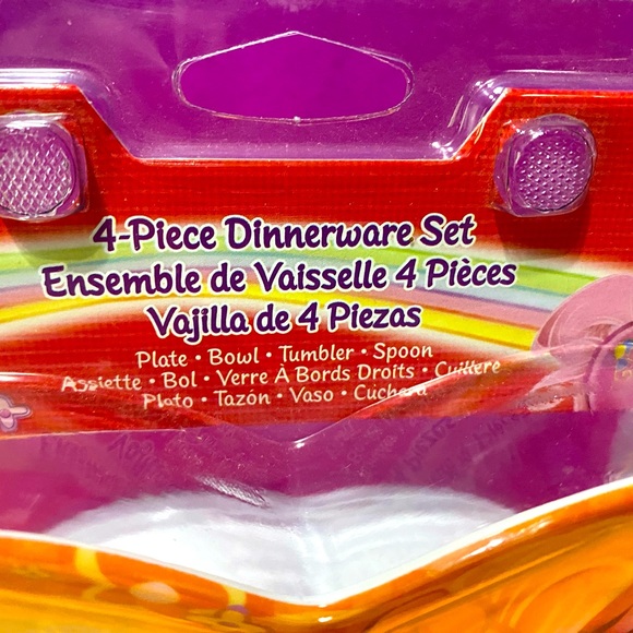 MY LITLE PONY G3 NWT VINTAGE 2003 4 PIECE DINNERWARE SET MELAMINE PLATE BOWL CUP - Picture 7 of 13